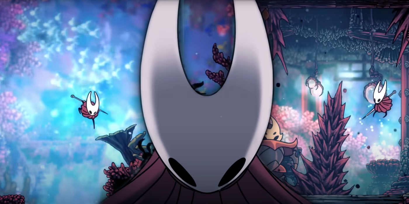 Hollow Knight Silksong collage from Nintendo Switch trailer