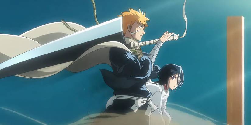 Ichigo Kurosaki and Rukia Kuchiki Bleach Soul Society Arc