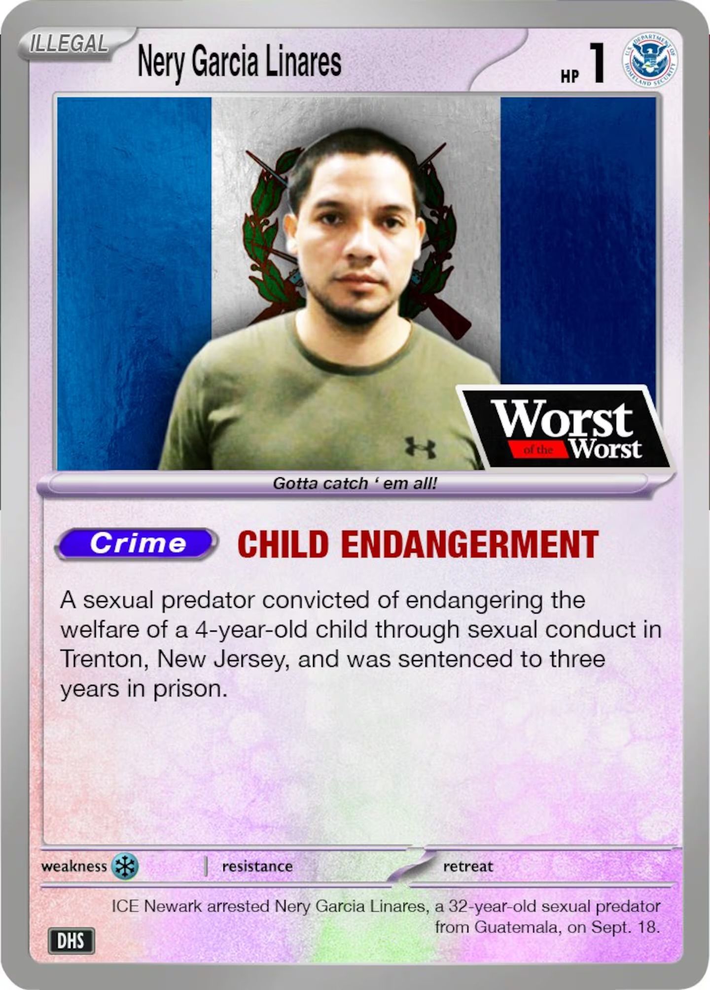 dhs pokemon cards Homeland Security ridiculed online over video comparing migrants to Pokmon