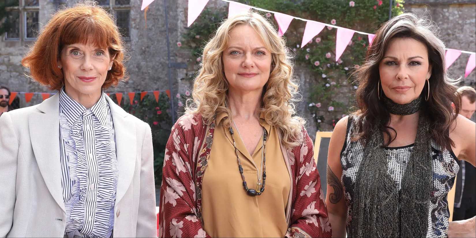 Jane, Beth and Cat in the British Crime Series series Queens of Mystery