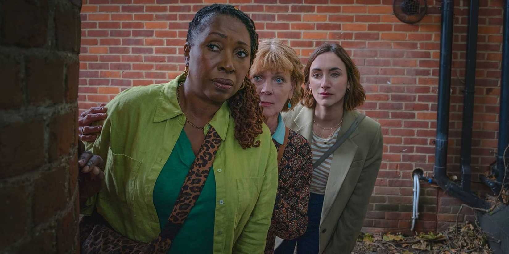 Suzie, Becks and Judith at the Marlow Murder Club