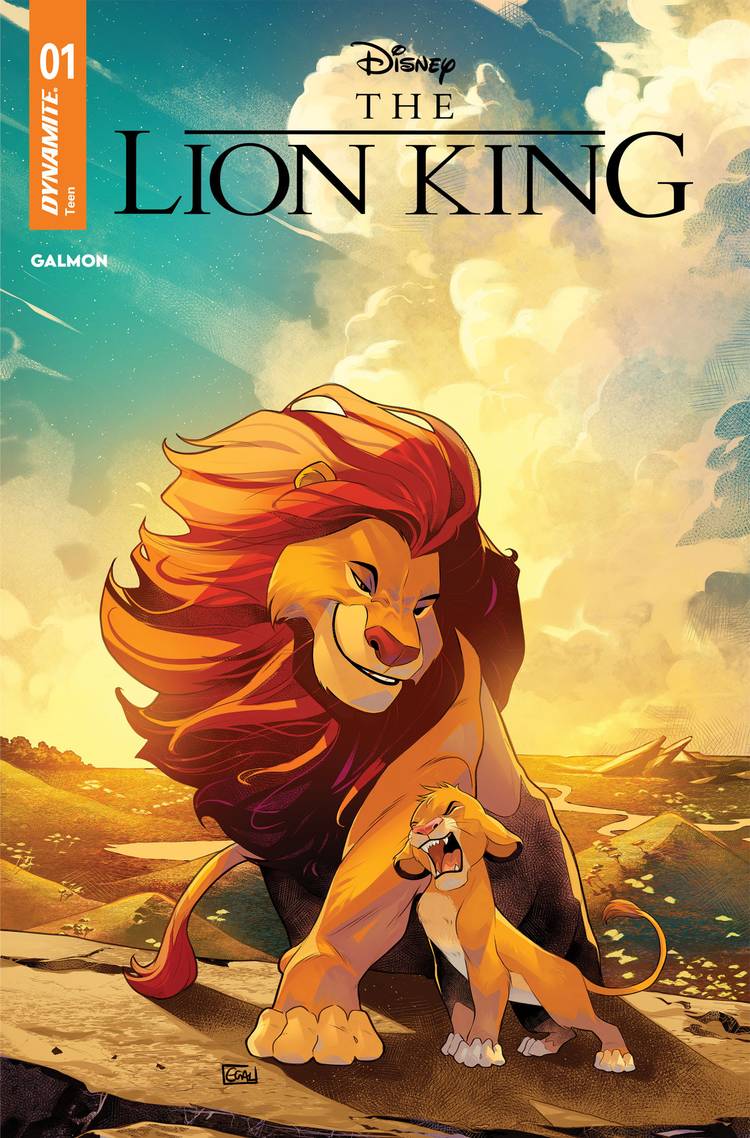 The main cover of The Lion King #1
