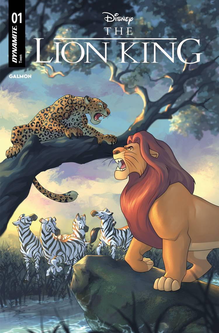 Meghan Hetrick's variant cover for The Lion King #1