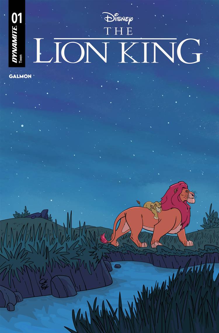 The John Edgar variant cover for The Lion King #1