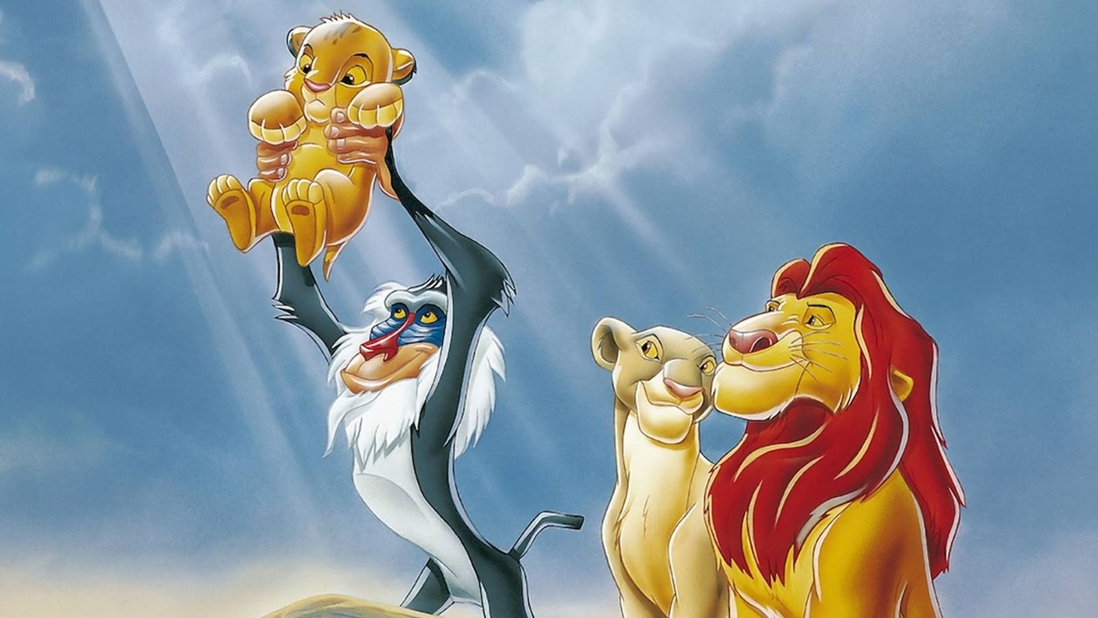 Simba is raised to the sky