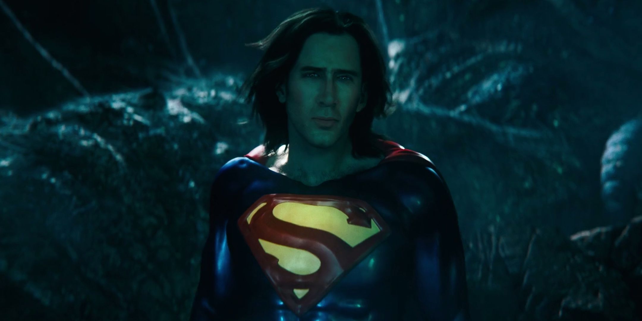 Nicolas Cage as Superman in The Flash