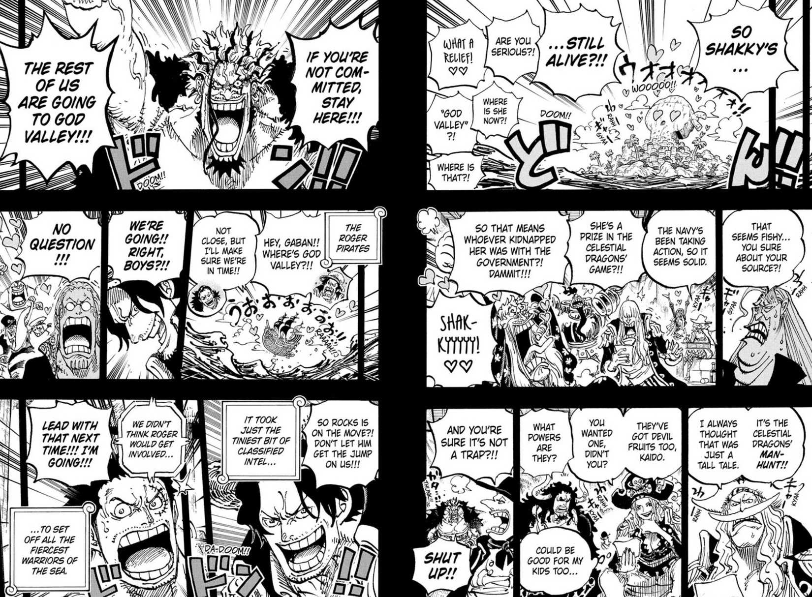 ONE PIECE漫画 One Piece Chapter 662- Law VS Smoker | SHANNARO!!!