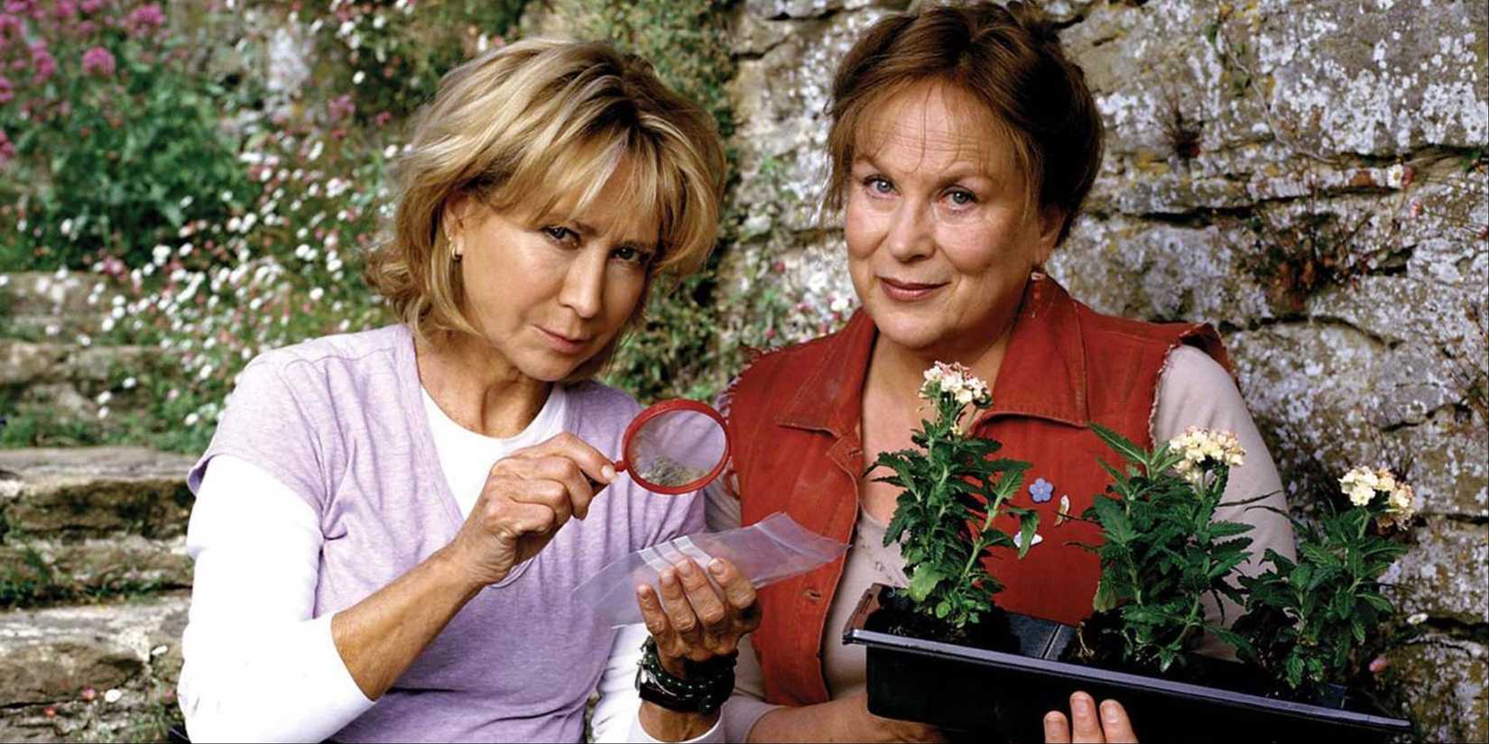 Rosemary Boxer and Laura Thyme in the British Crime Series Rosemary & Thyme