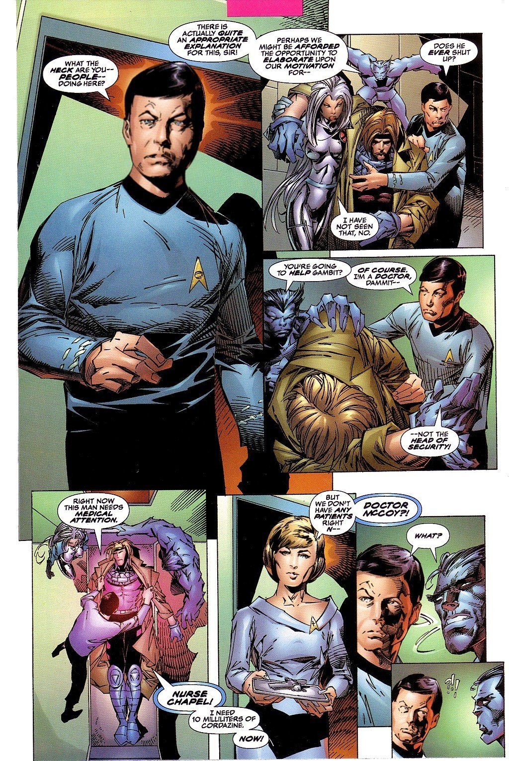 29 Years Ago, Star Trek Crossed Over With the X-Men, And You Won't