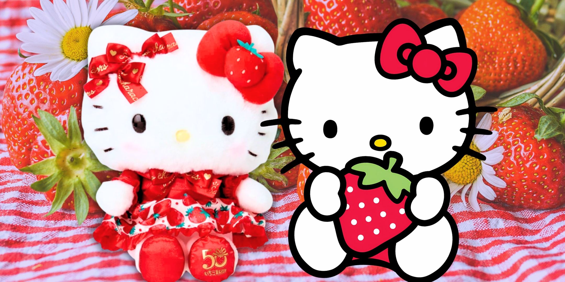 Hello Kitty Joins All-New 50th-Anniversary Series in a Strawberry