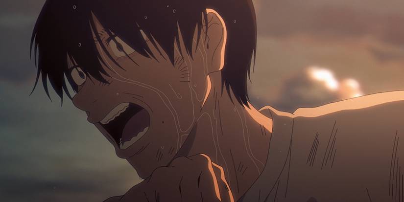 Yoshiki quát mắng Hikaru trong tập phim "Mùa hè Hikaru qua đời".