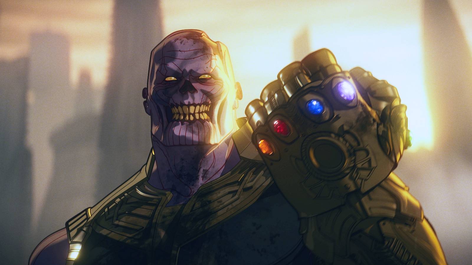Zombie Thanos With the Infinity Guantlet