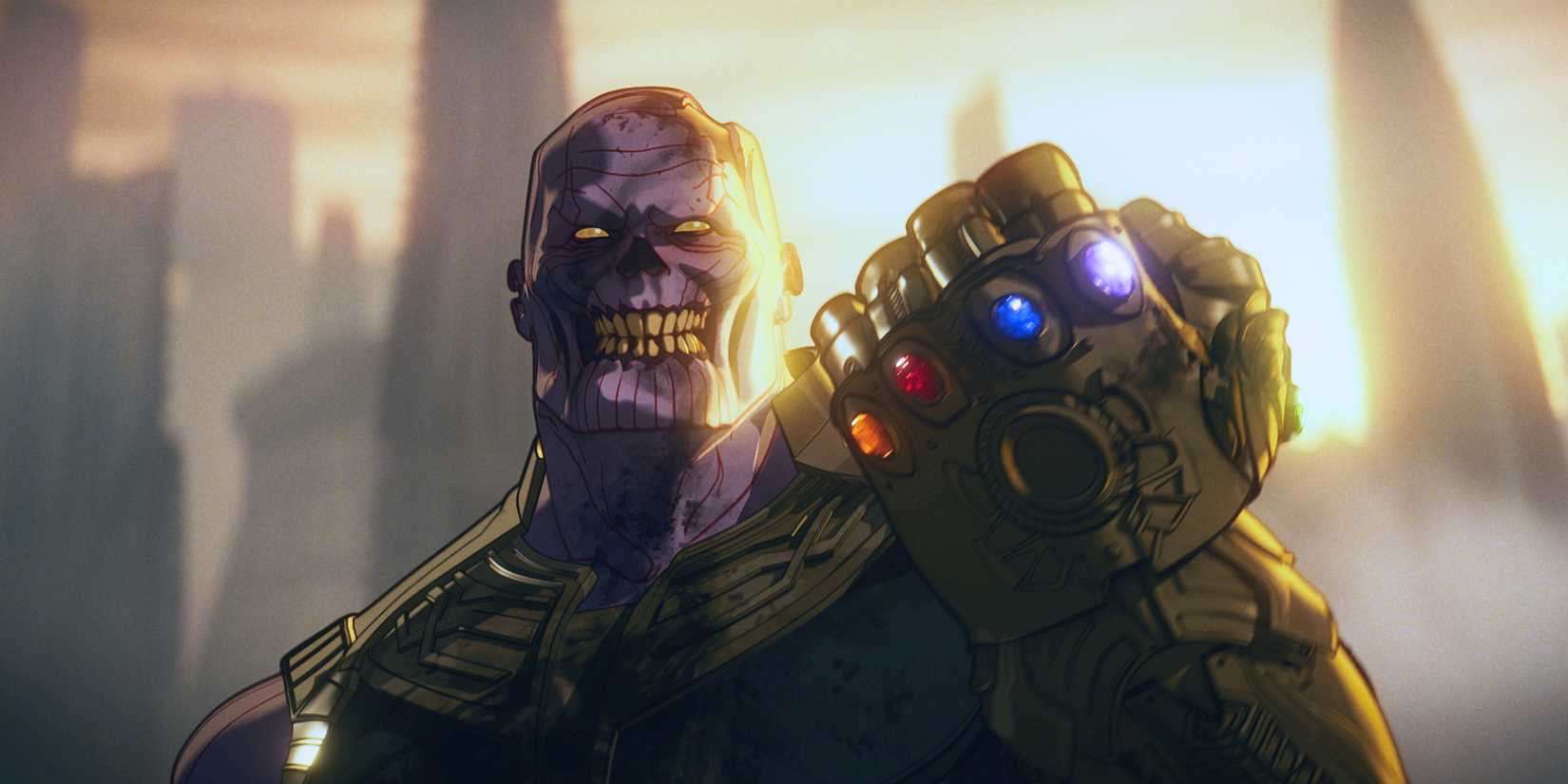 Zombie Thanos With the Infinity Guantlet