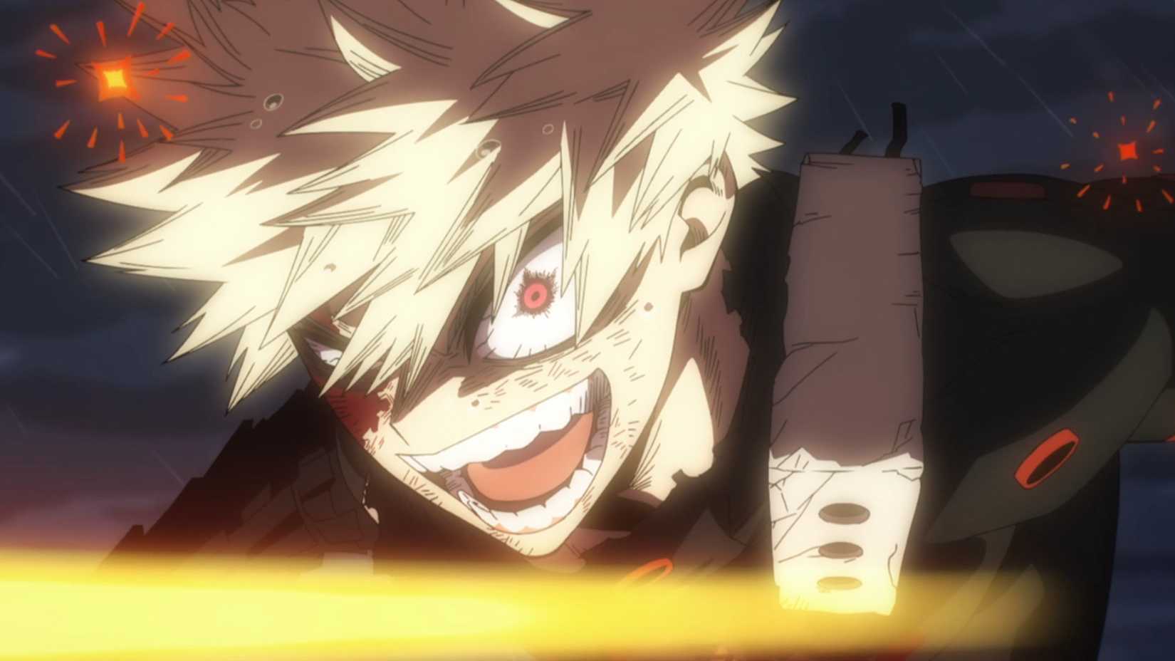 Bakugo laughs maniacally in My Hero Academia Season 8 Episode 3