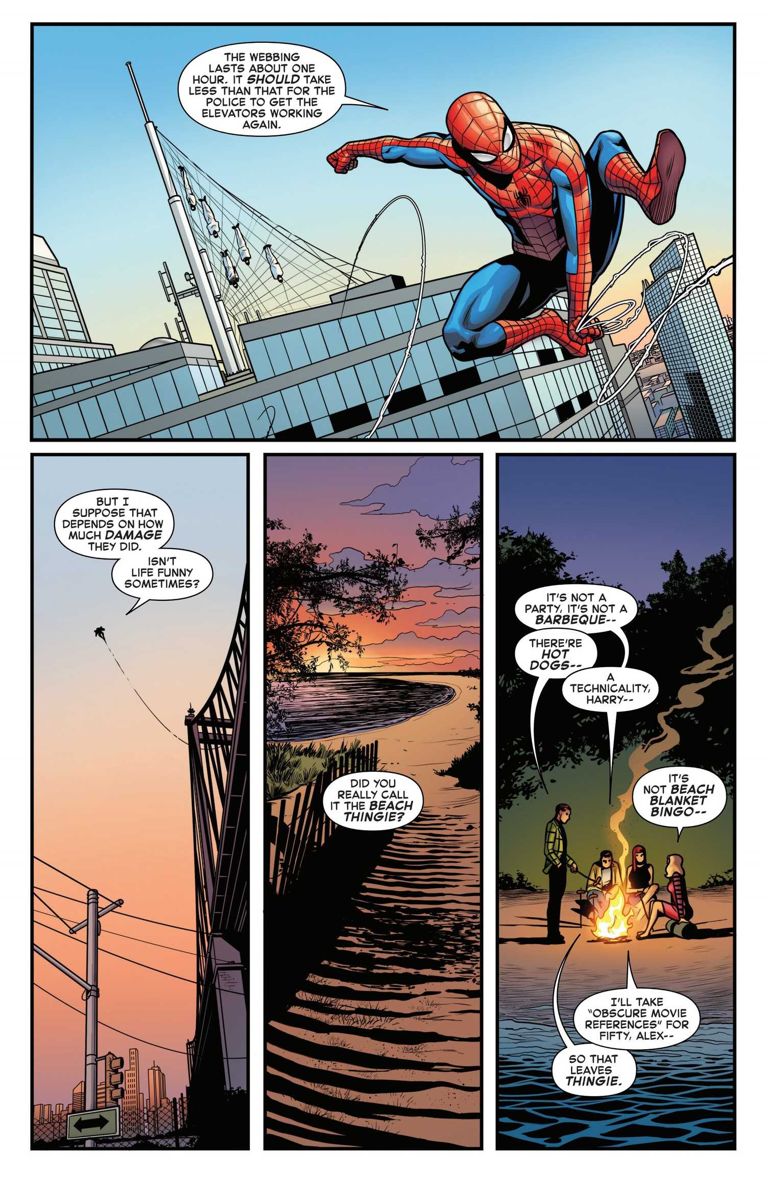 Peter goes on a beach thing