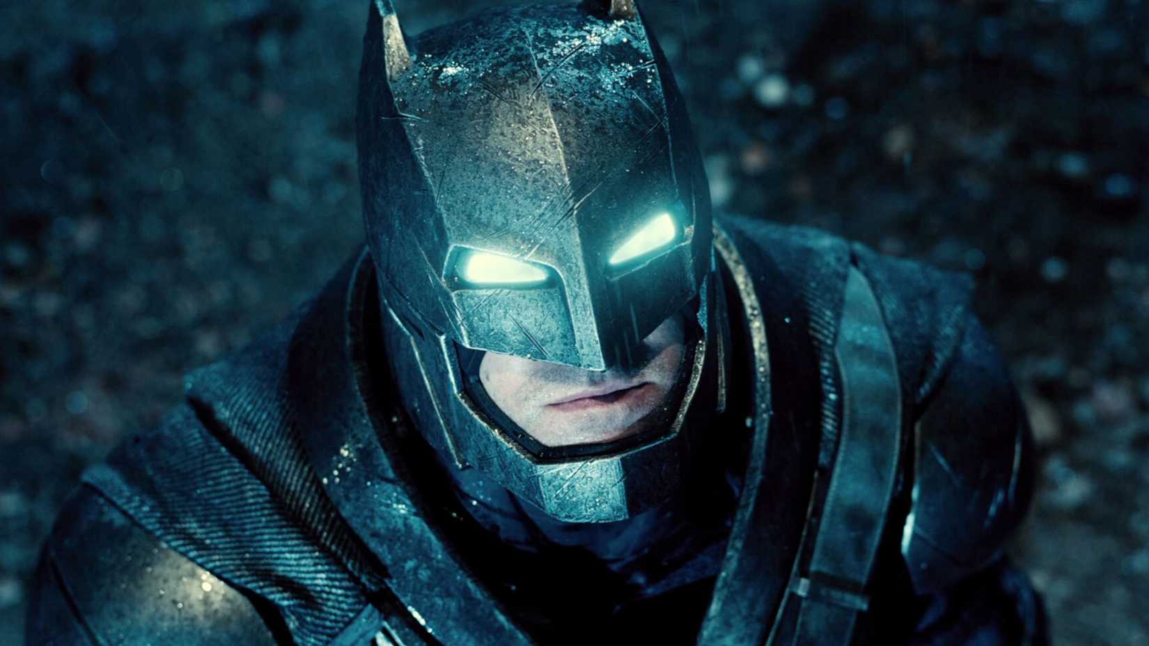 Ben Affleck armored up as the Dark Knight in Batman v Superman Dawn of Justice