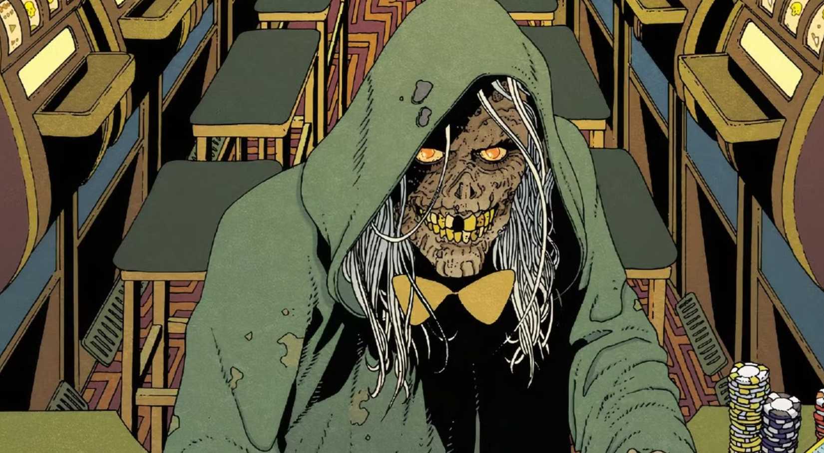 The Creep at a poker table in Creepshow