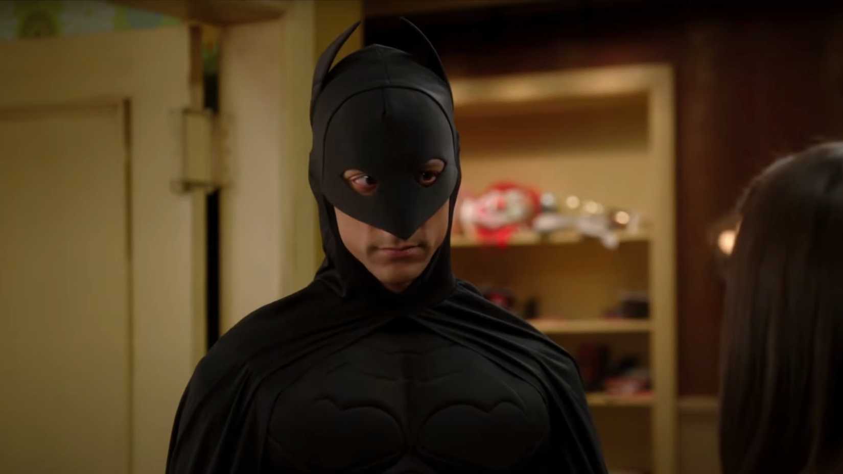 Danny Pudi as Abed Nadir as Batman in Community