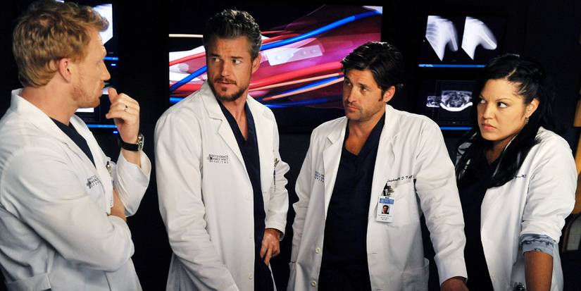 GREY'S ANATOMY, Kevin McKidd, Eric Dane, Patrick Dempsey, Sara Ramirez, 'These Arms of Mine', (Season 7, episode 6, aired October 28, 2010)