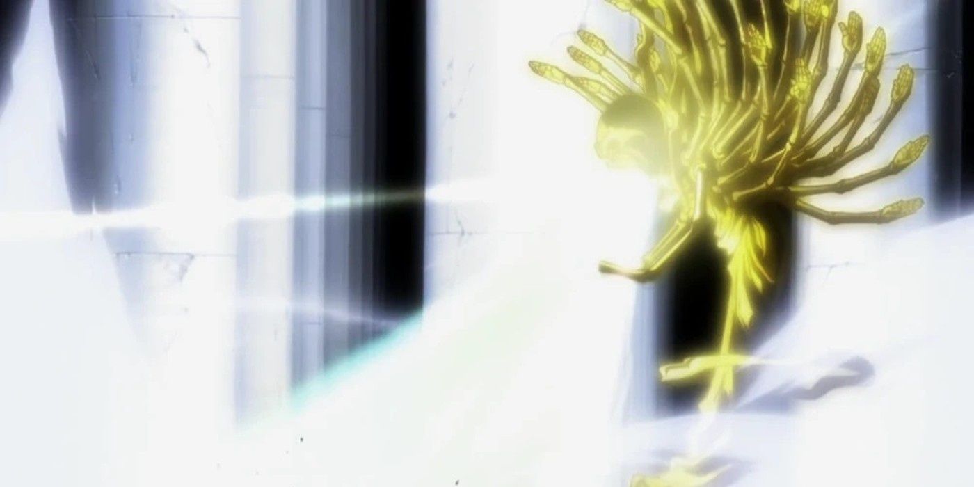 Isaac Netero using zero hand.
