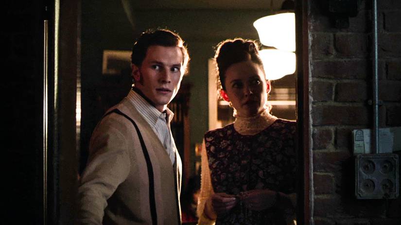 Young Lorraine and Ed Warren in the last combined rites