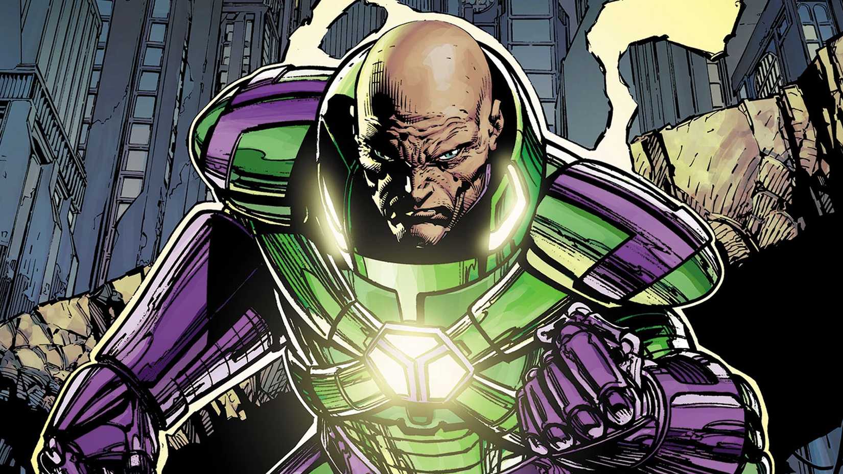 Lex Luthor in his Forever Evil warsuit from DC Comics