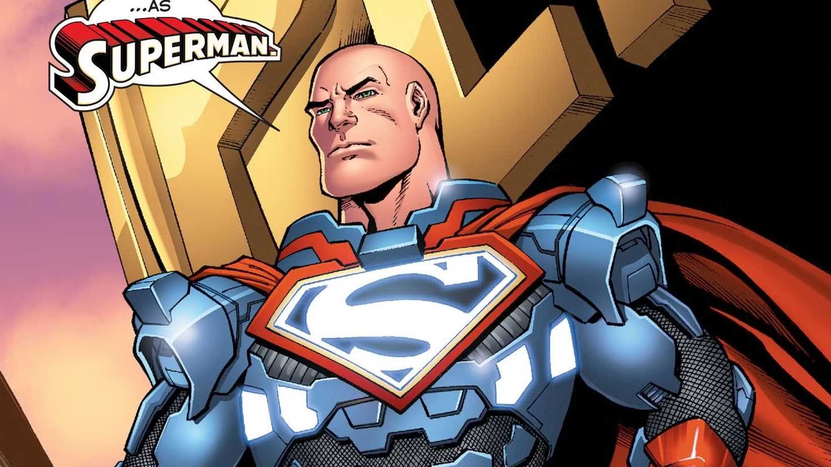 Lex Luthor in his DC Comics Superman armor