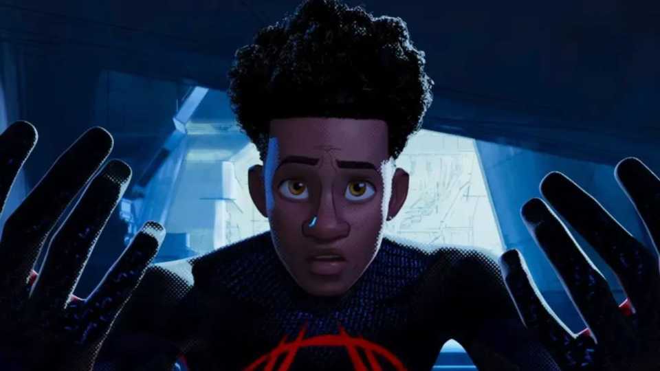 Miles Morales unmasked in Spider-Man: Across the Spider-Verse.