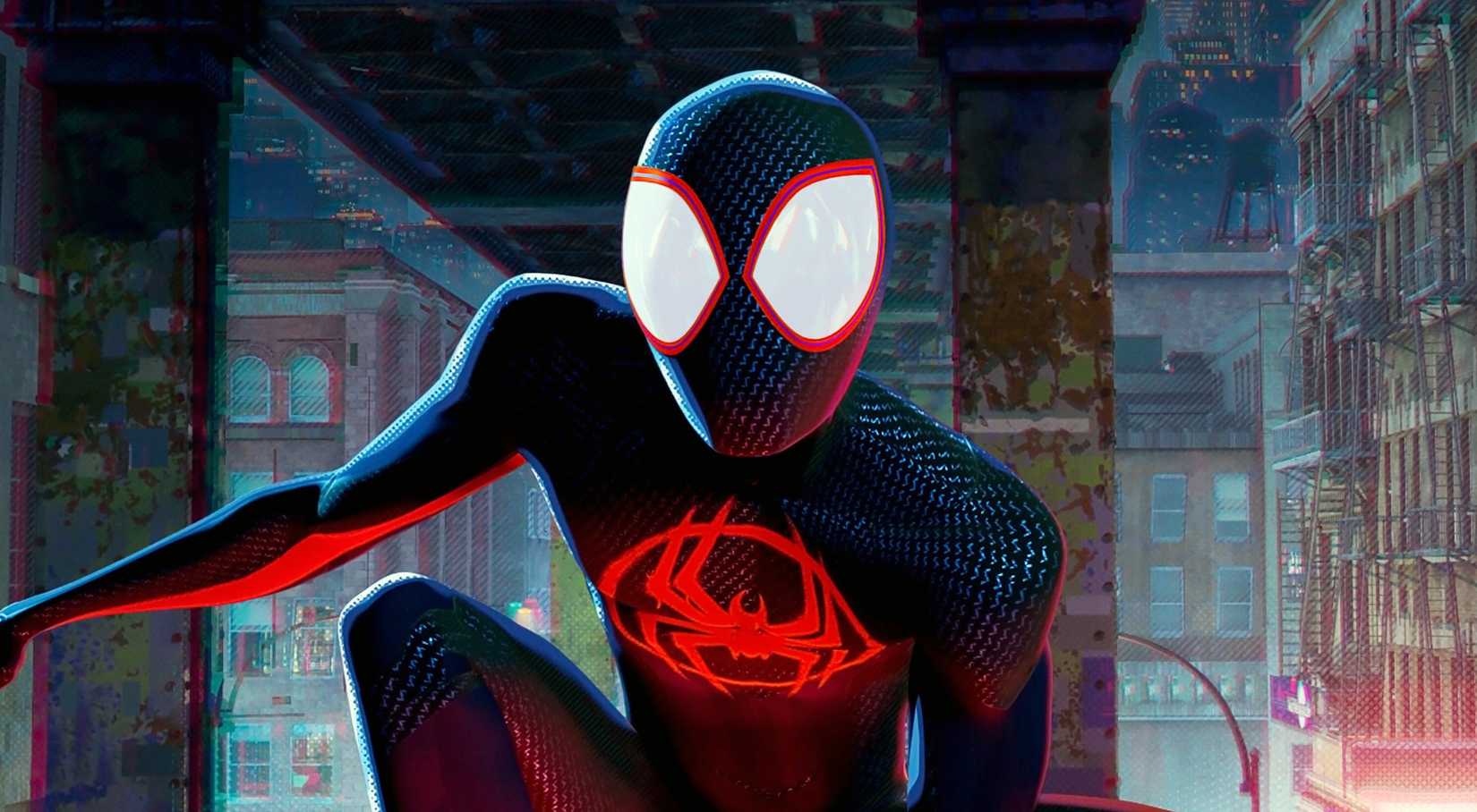 Miles Morales as Spider-Man in Into the Spider-Verse