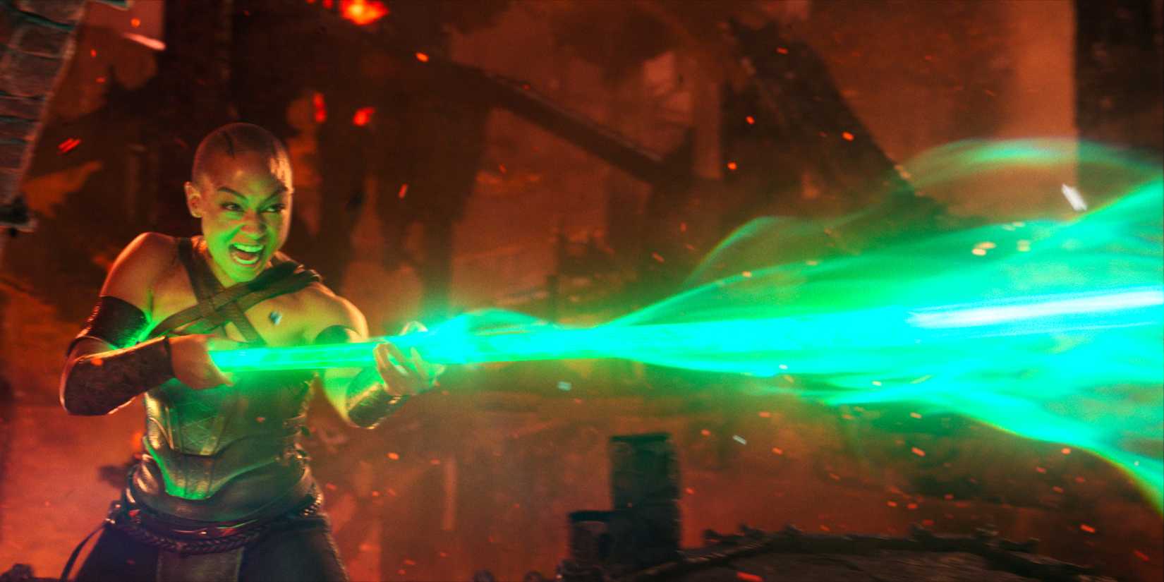 Tati Gabrielle as Jade in Mortal Kombat II