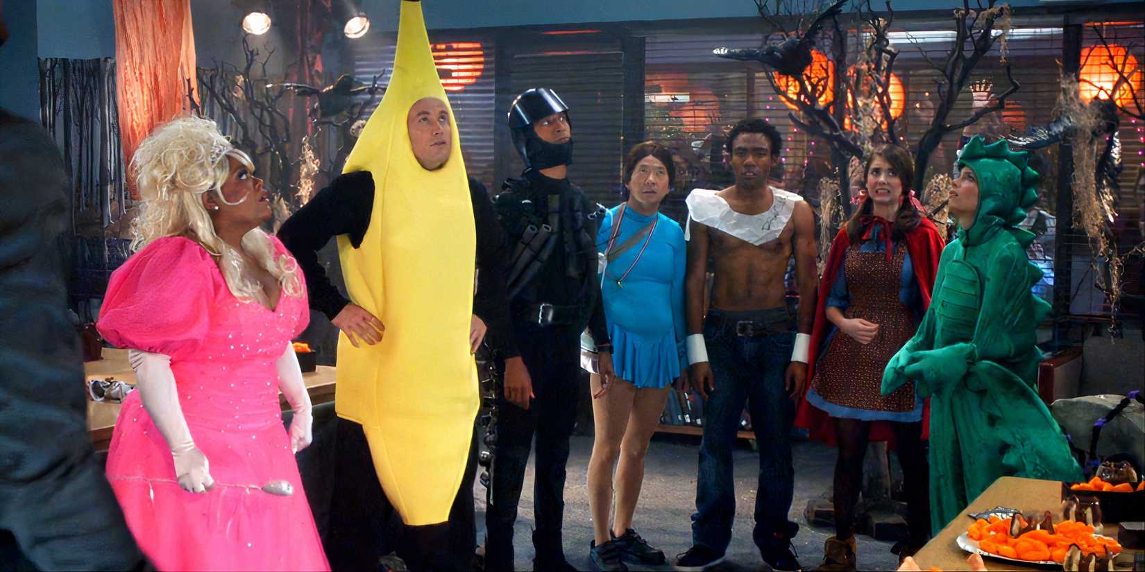 Rich, Chang and the study group barricaded in the Community's Epidemiology study room