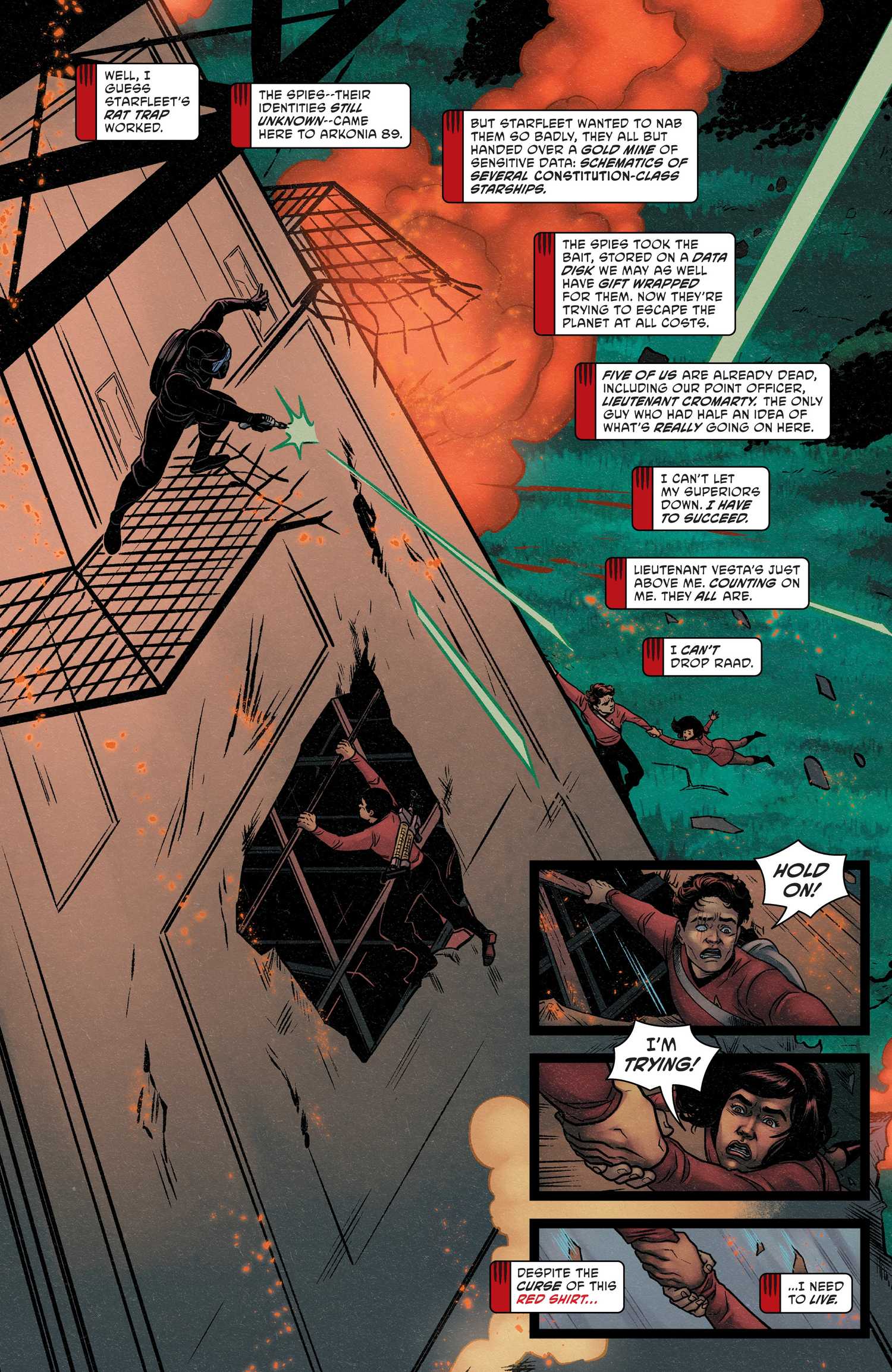 The Red Shirts are moving