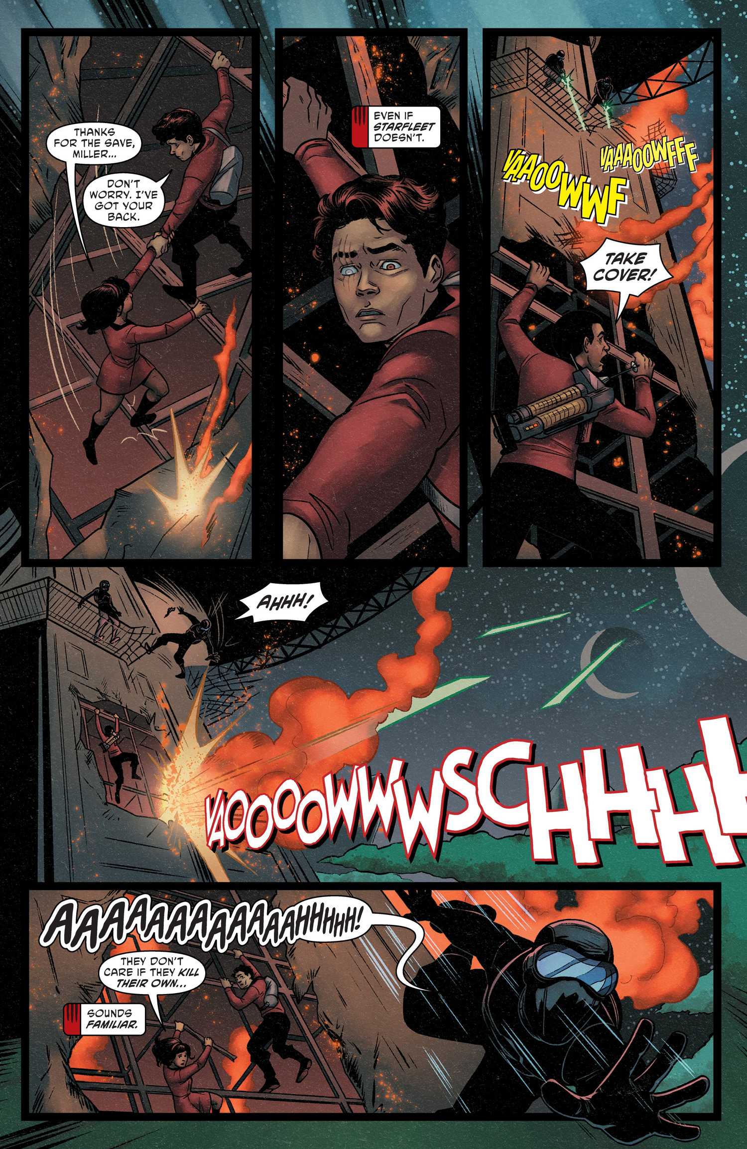 The Red Shirts prepare to sacrifice themselves