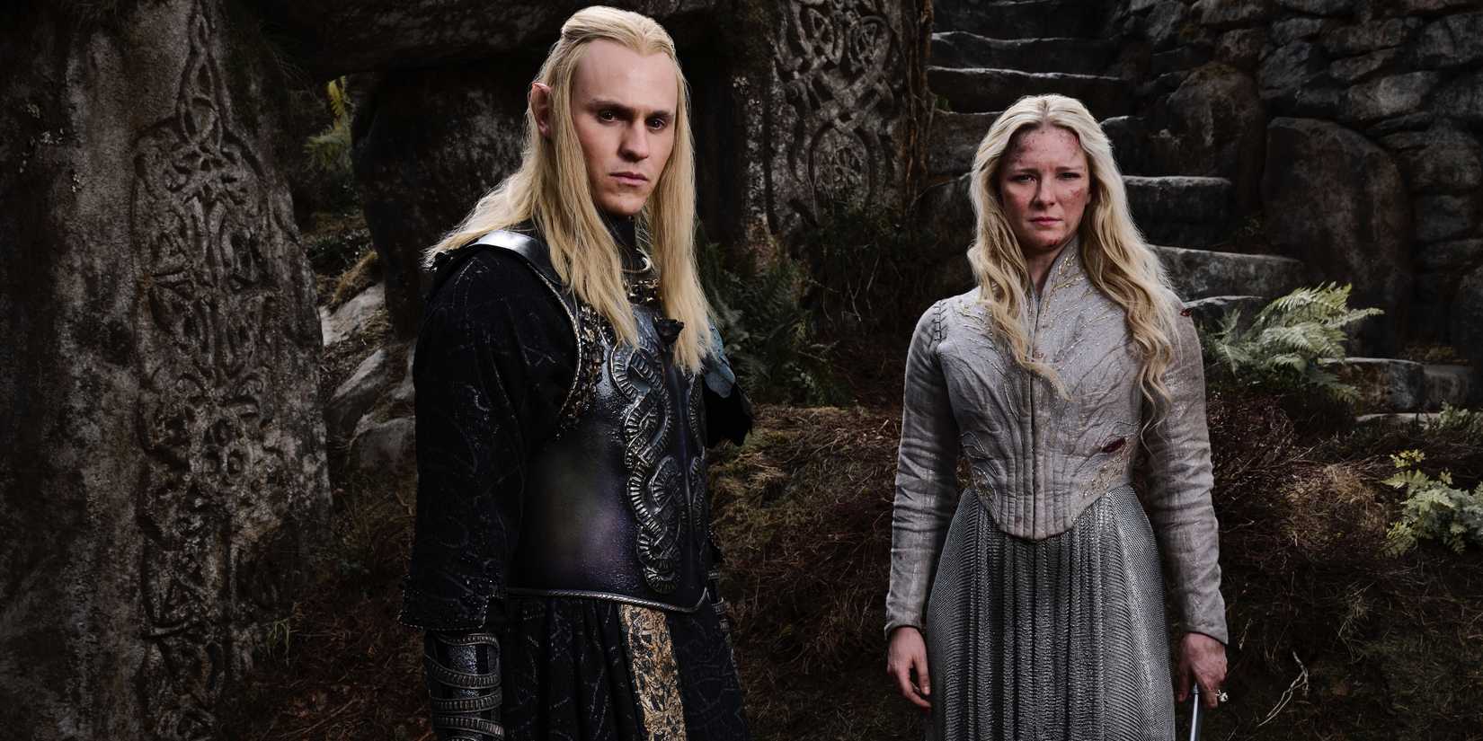 Sauron and Galadriel from The Rings of Power