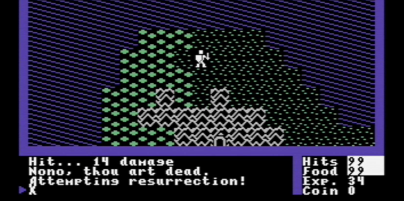 Ultima I First Age of Darkness gameplay