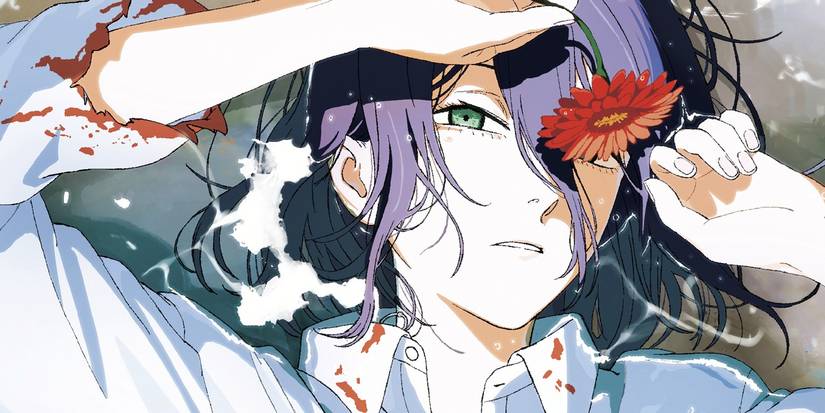 Chainsaw Man - The Movie: Reze Arc with Reze holding a red flower