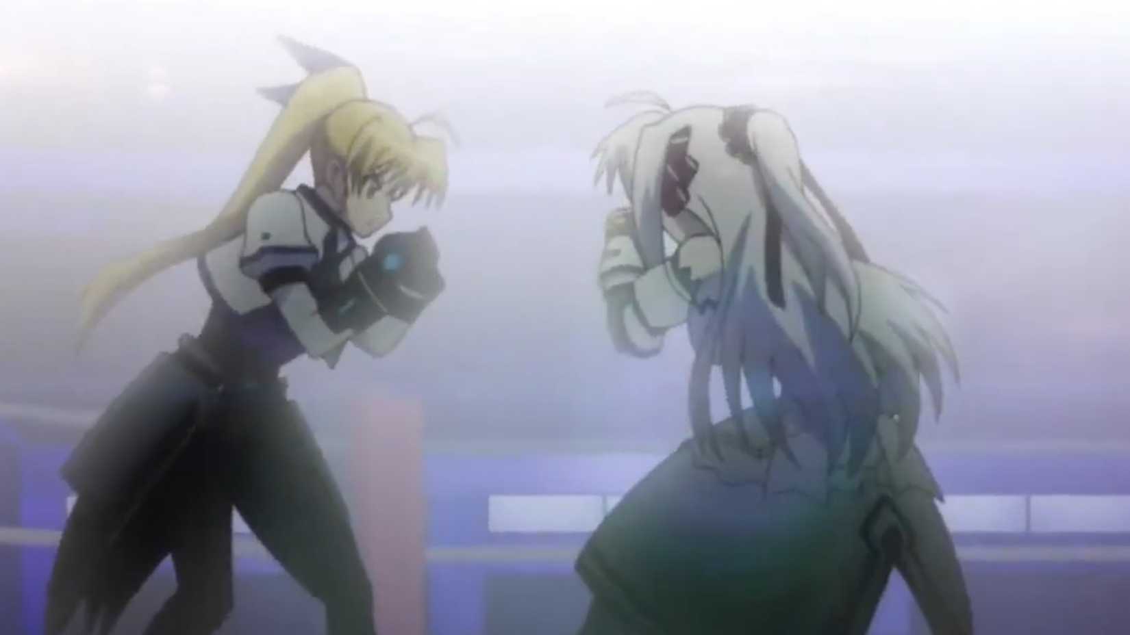 Vivid Strike Under 18 tournament showing Vivio boxing with Rinne Berlinetta