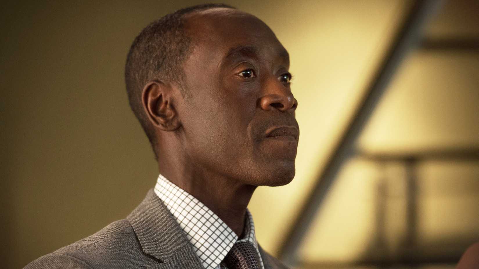 War Machine (Don Cheadle) appears in Avengers: Age of Ultron
