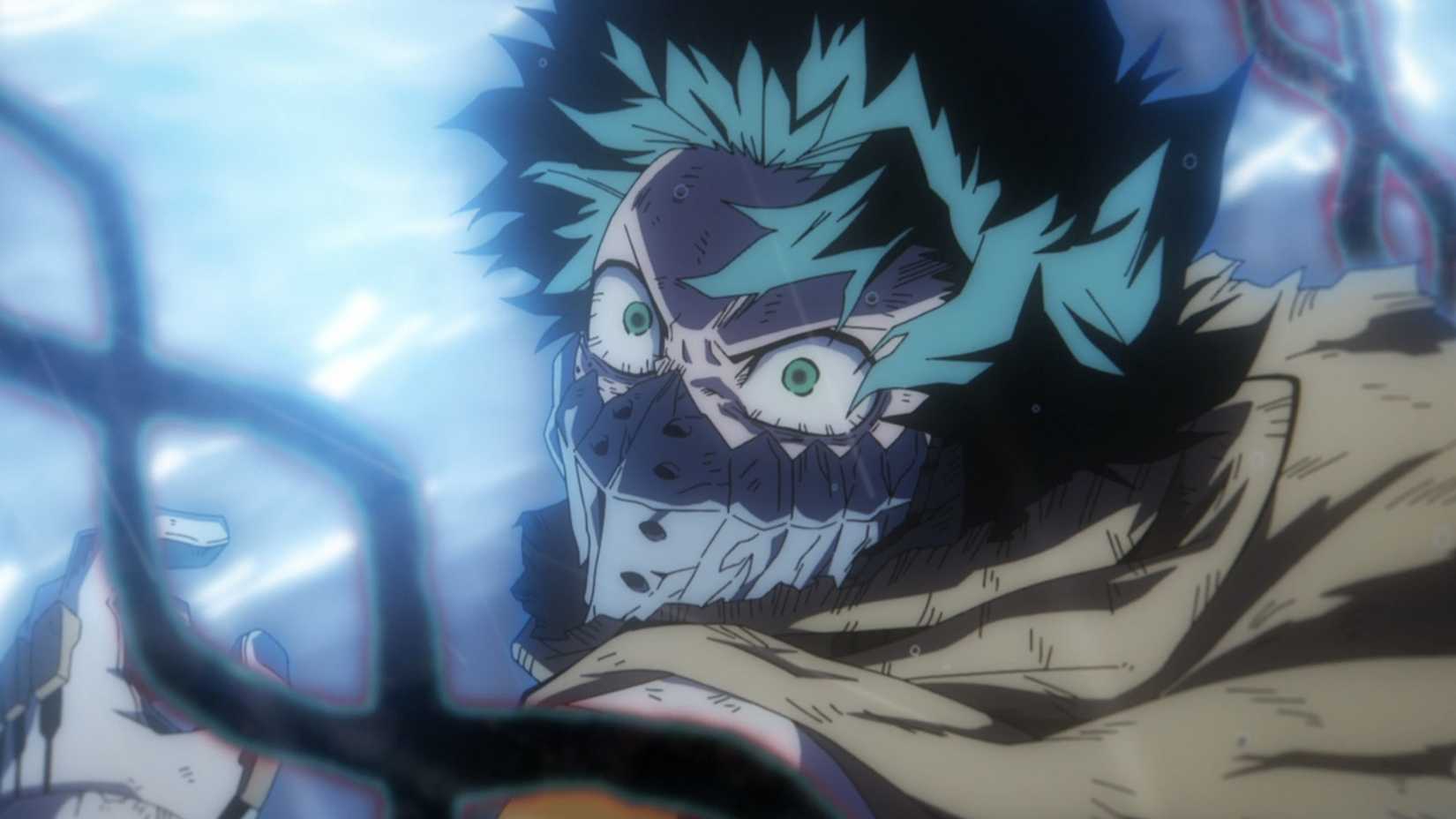 Deku fights Shigaraki in My Hero Academia Season 8 Episode 5