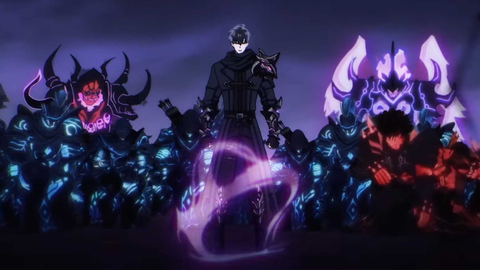 Jinwoo and his Shadow Army in Solo Leveling: Karma OP