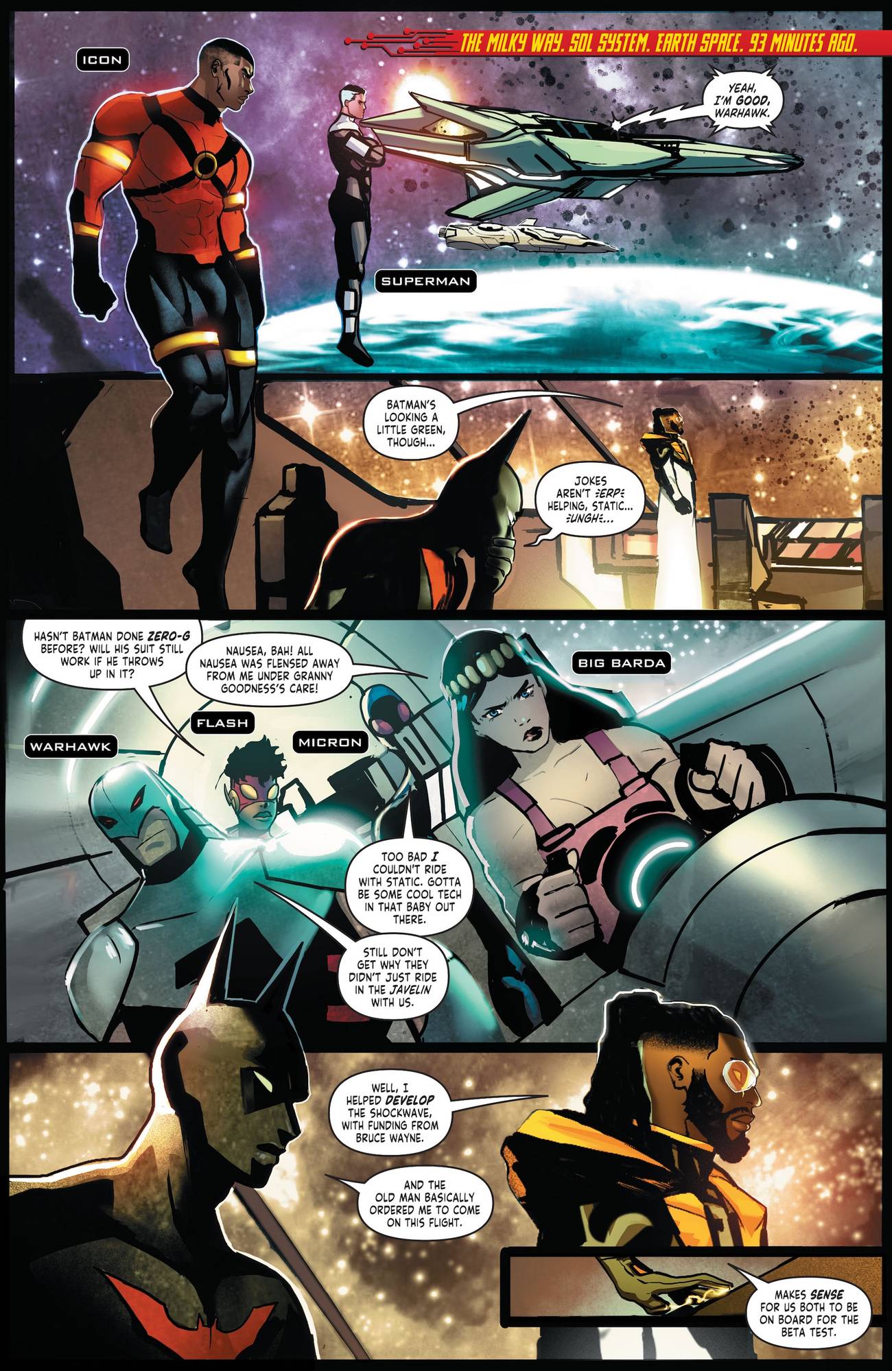 Batman Beyond Writer Digs Deep Into New Static Team Up, And Bruce Wayne ...