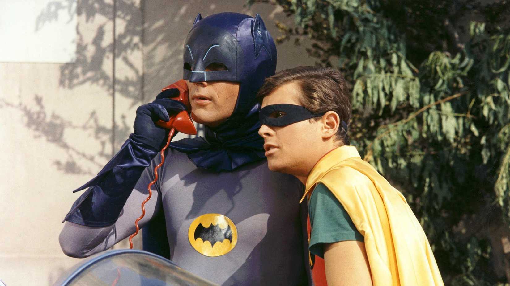 Batman the Movie Publicity still with Adam West and Burt Ward