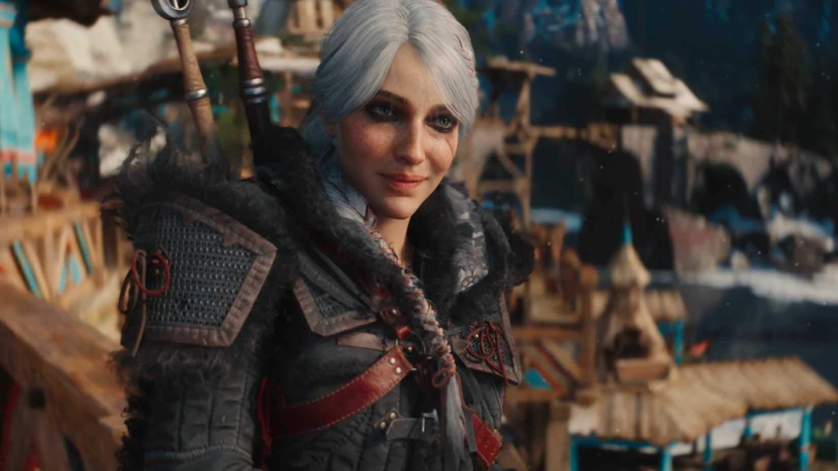 Ciri smiling in The Witcher 4 tech demo