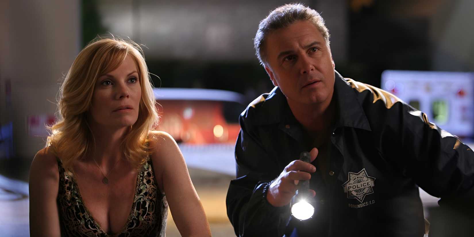 Willows and Grissom on CSI