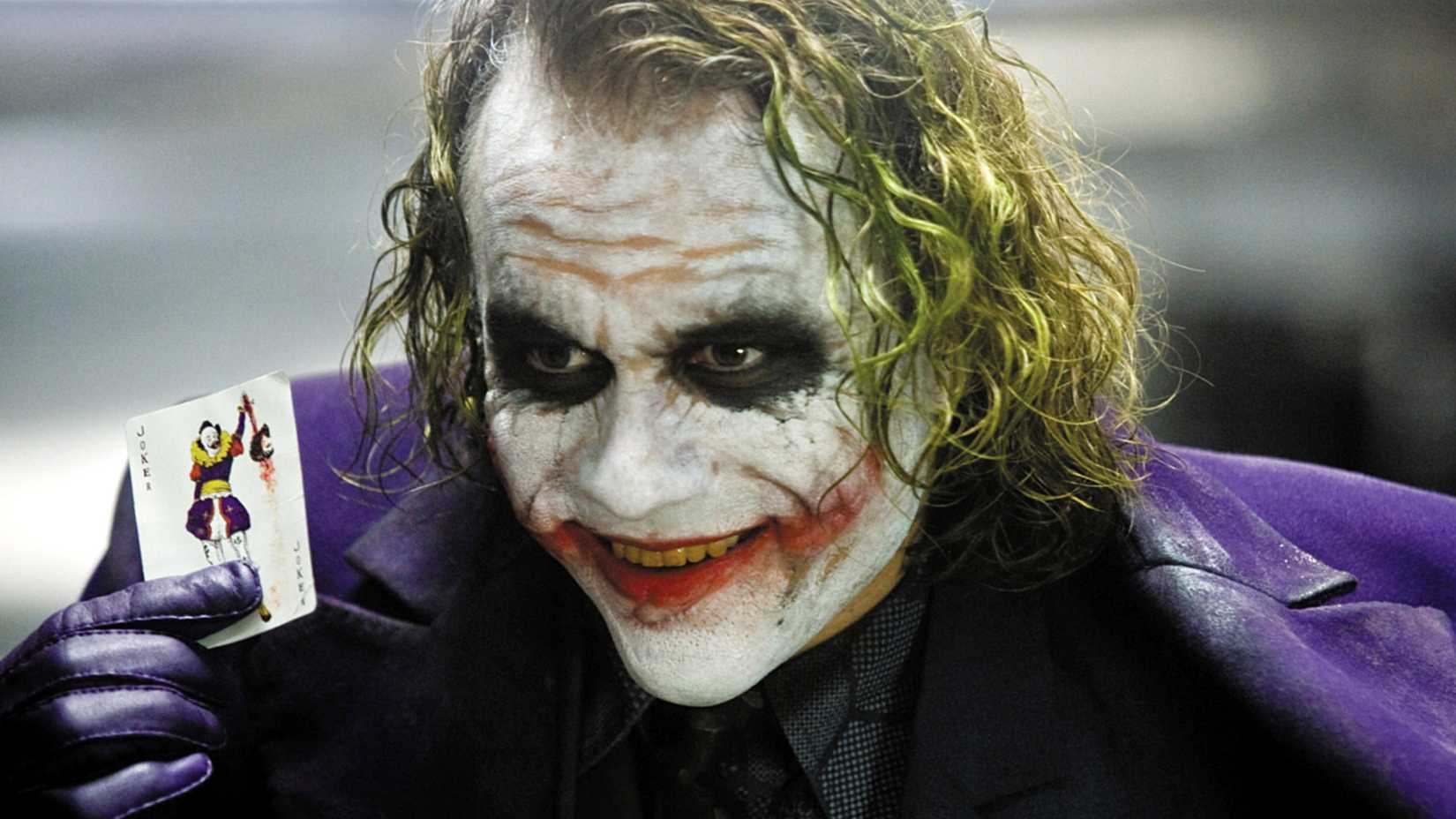Heath Ledger as Joker in The Dark Knight