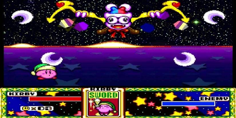 Kirby Super Star Marx Battle