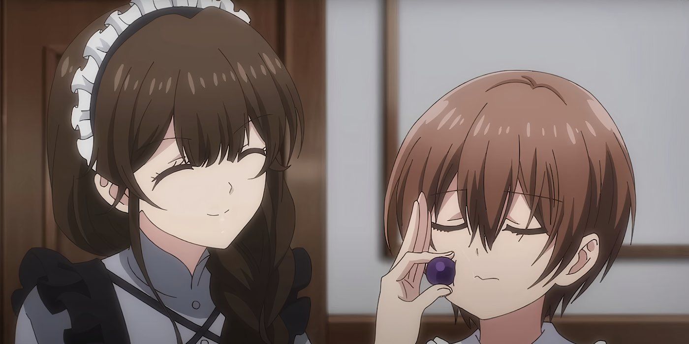 Kunon the Sorcerer Can See Iko Round smiles feeding Kunon Glion