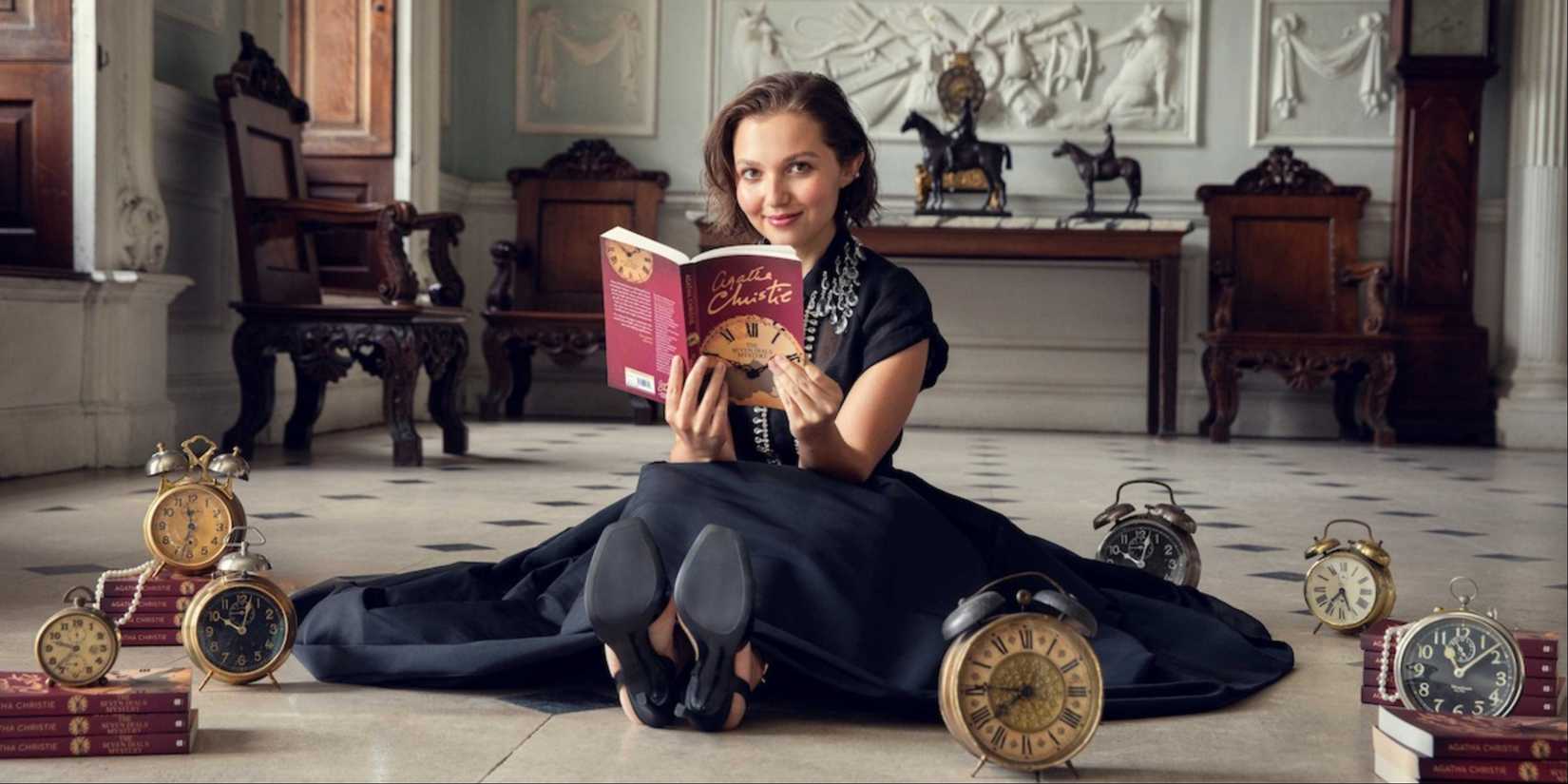 Mia McKenna-Bruce in a promotional picture for Agatha Christie's Seven Dials