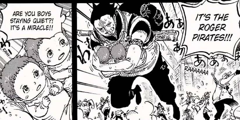 Monkey D Dragon saves Shanks and Shamrock in One Piece