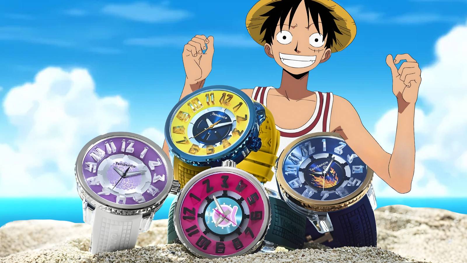 One Piece's New Swiss Watch Collection Goes International for Anime Fans This November